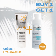 HyaluSolaire CRÈME + Hyaluwater Hyaluronic Acid Water
