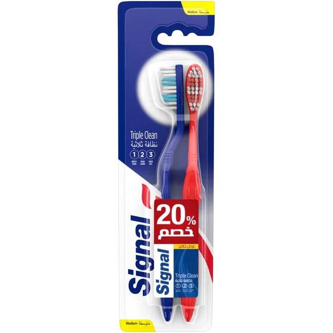 Signal Toothbrush Triple Clean (M) off 1+1 628