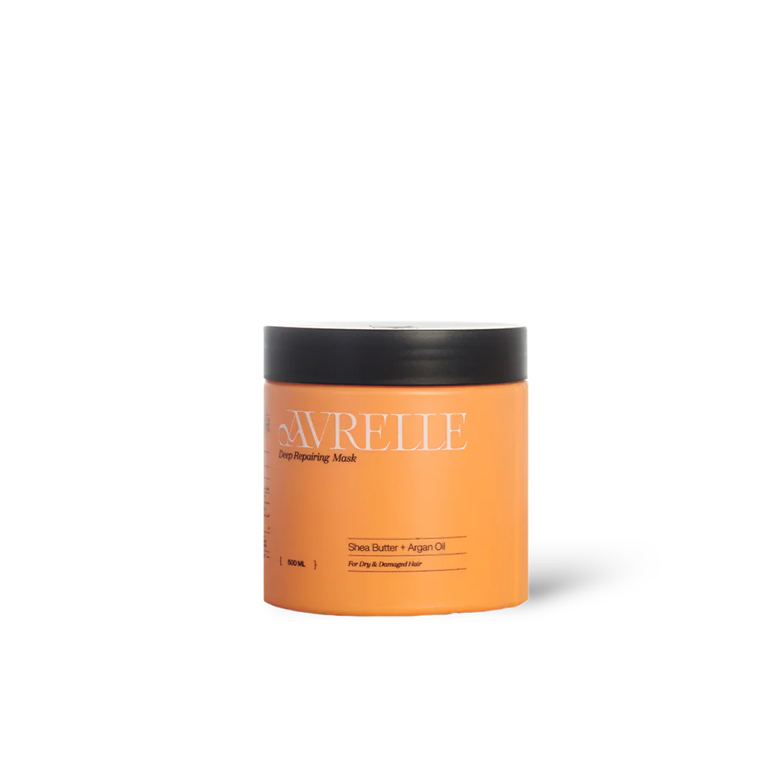 AVRELLE SHEABUTTER & ARGAN HAIR MASK 500ML