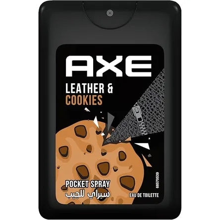 Axe Pocket Spray 17ml Leather&amp;Cookies