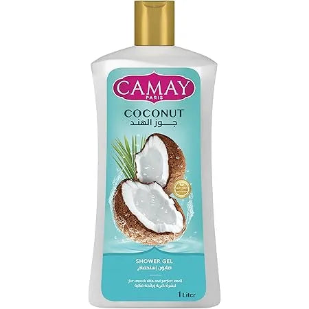 Camay Shower Gel 1liter Coconut