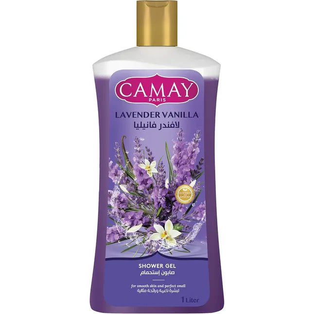 Camay Shower Gel 1liter Lavander Vanilla