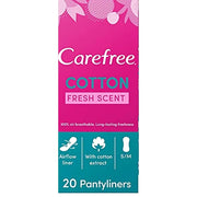 Care Free Cotton Fresh Scent Coated Pad 20Pcs