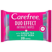 Care Free Wipes Green Tea 20Pcs