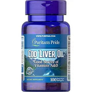 Cod Liver OIL415MG100CAP Puritans Pride