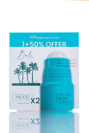 MOOD BALI WHITENING DEODORANT ROLL ON OFFER 1+50% 50ML