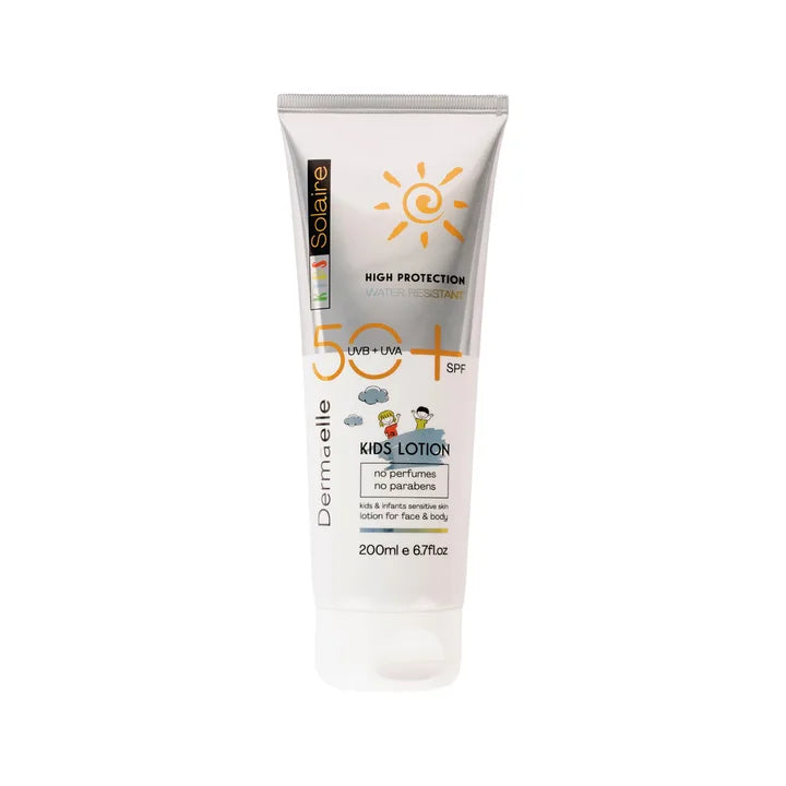 Dermaelle Solaire SPF50 Kids Face & Body Lotion 200ml
