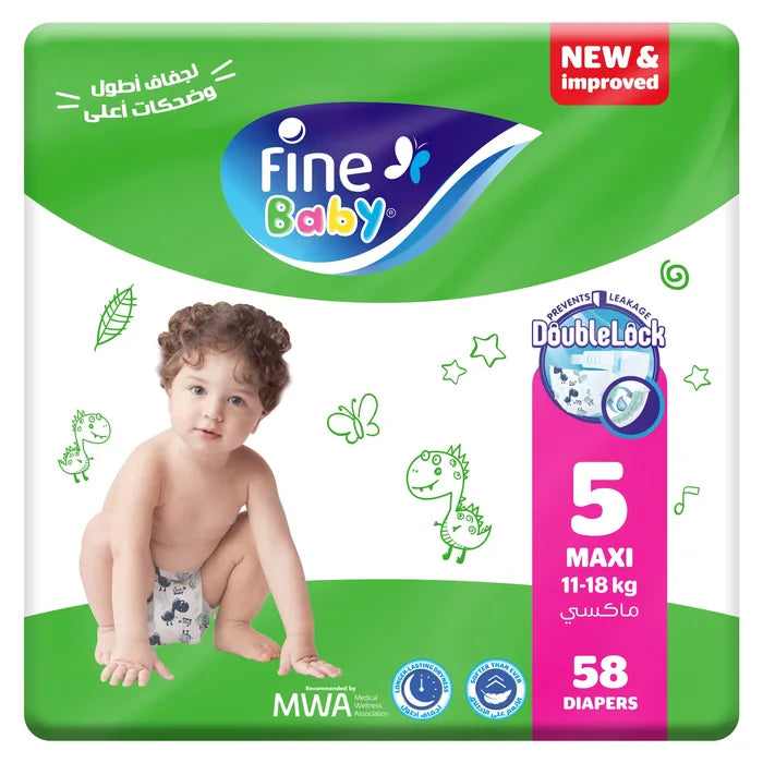 Fine Baby Maxi NO.5 (58 Pcs)