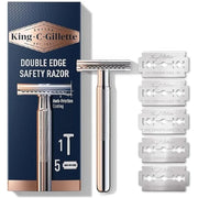 Gillete KING.C. Double Edge RAZOR+5 BLADE
