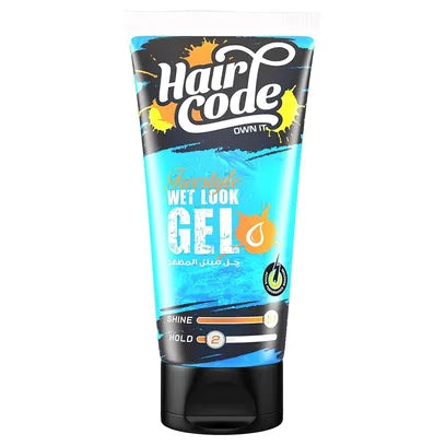 Hair Code Gel 160 ml Wet Look ازرق انبوبه