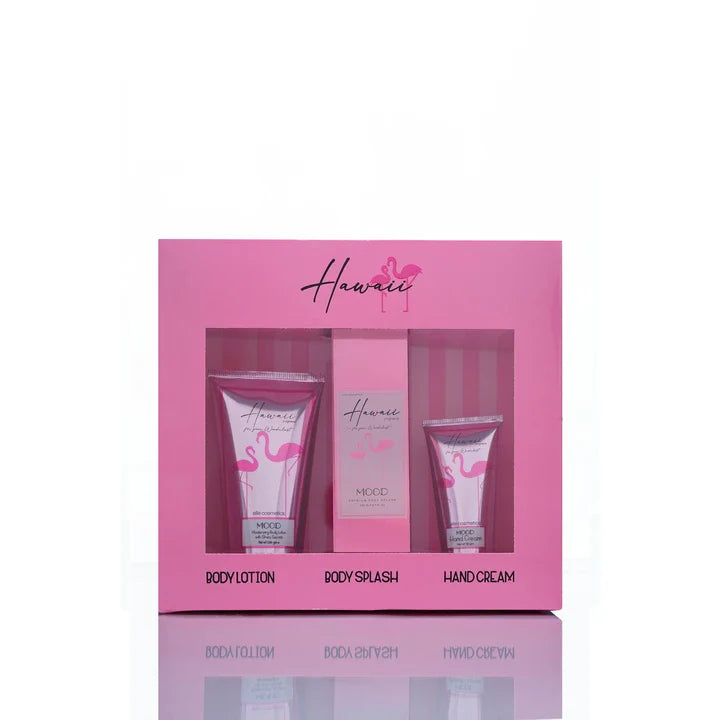 Mood Hawaii Set 1 (Body Lotion 150gm +body Splash 220 ml+Hand Cream 50 gm)