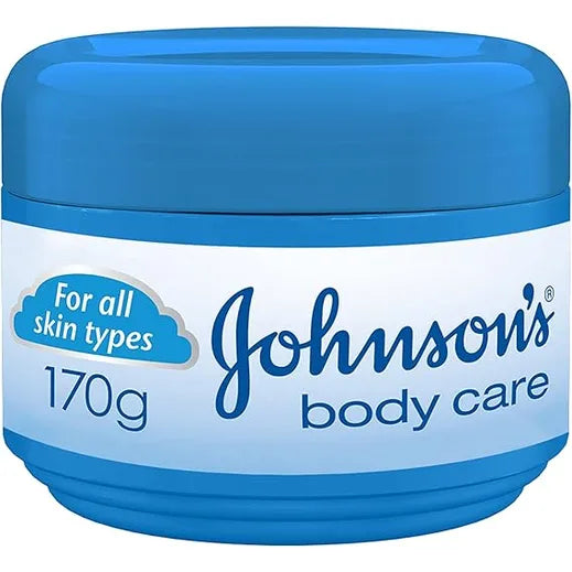 J&J MOIST.CREAM 170ml All Skin ازرق