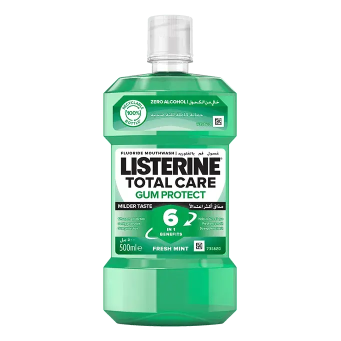 Listerine M.Wash 500ml Total Care Gum Protect
