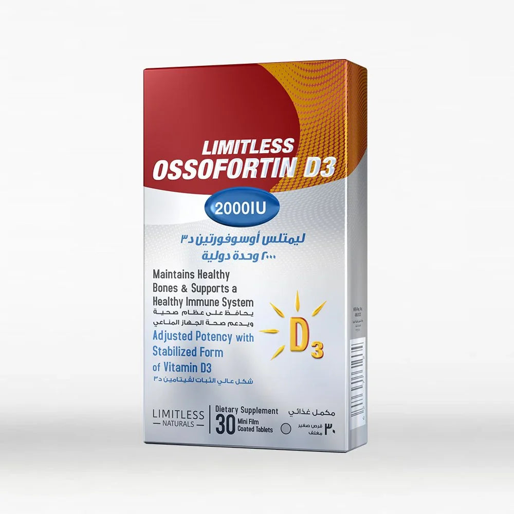 Limitless Ossofortin D3 2000IU 30TAB