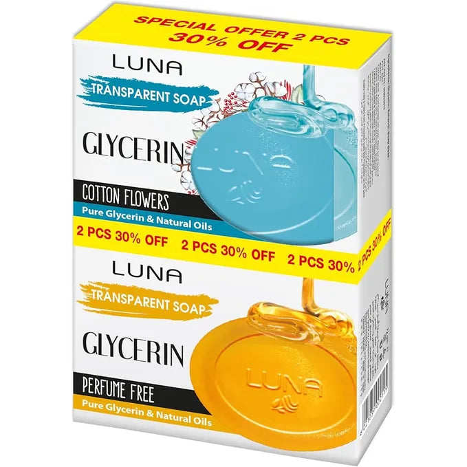 Luna Cotton Flower+perfume Free Soap 72g Off