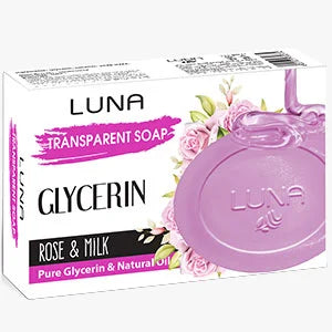 Luna Glycerin Rose&amp;Milk Soap 100gm