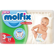 Molfix Baby Culotte NO.3 Midi (31 Pcs)