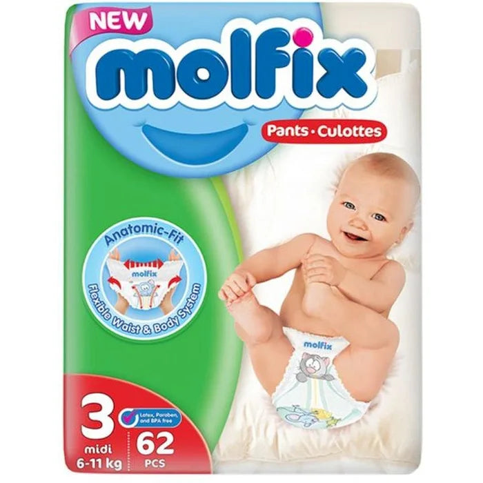 Molfix Baby Culotte NO.3 Midi (62 Pcs)