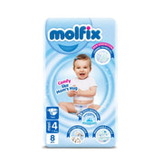 Molfix Baby Daipers NO.4 Maxi (8 Pcs)
