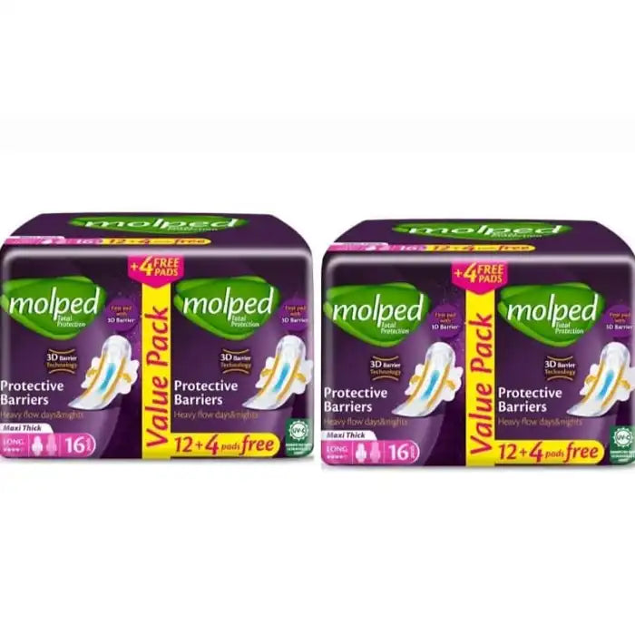 Molped Protective Barriers Maxi Long 32Pads