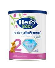 HERO ( 2 ) NUTRA DEFENSE PLUS  MILK  400 GM