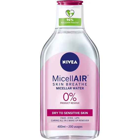 Nivea Micellar Water Dry to Sensitive 400ml