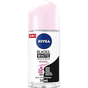 Nivea Roll On 50ml F/M Invisible Black Off 15