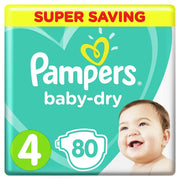 Pampers Baby Diapers NO.4 (80 Pcs)