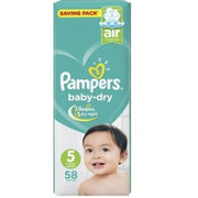 Pampers Baby Diapers NO.5 (58 Pcs)