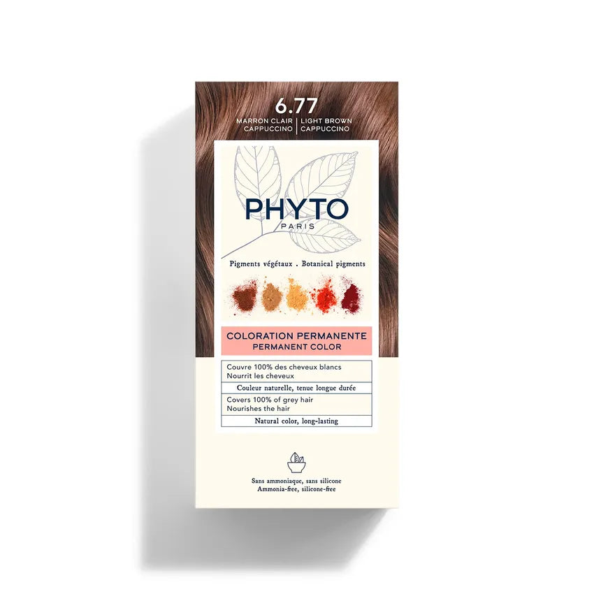Phyto Hair Color NO.6.77 Light Brown Cappuccino