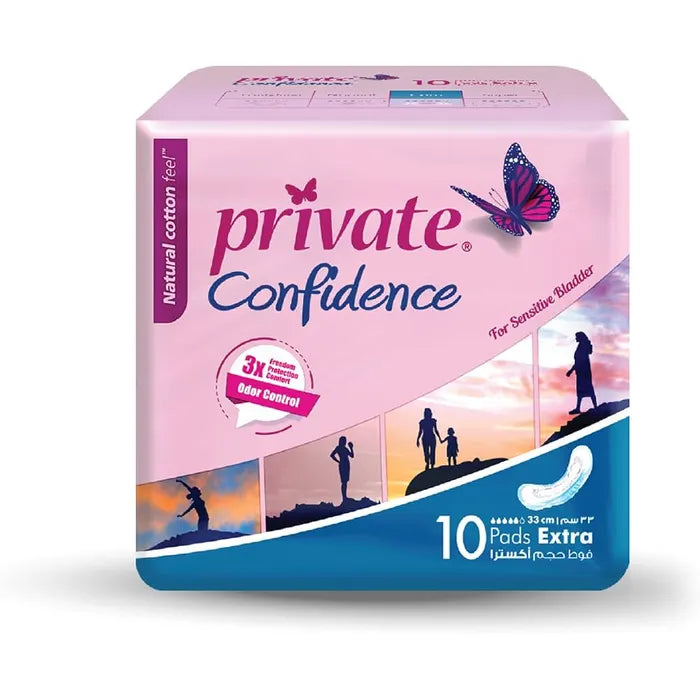 Private Confidence Extra 33cmM 10 Pads