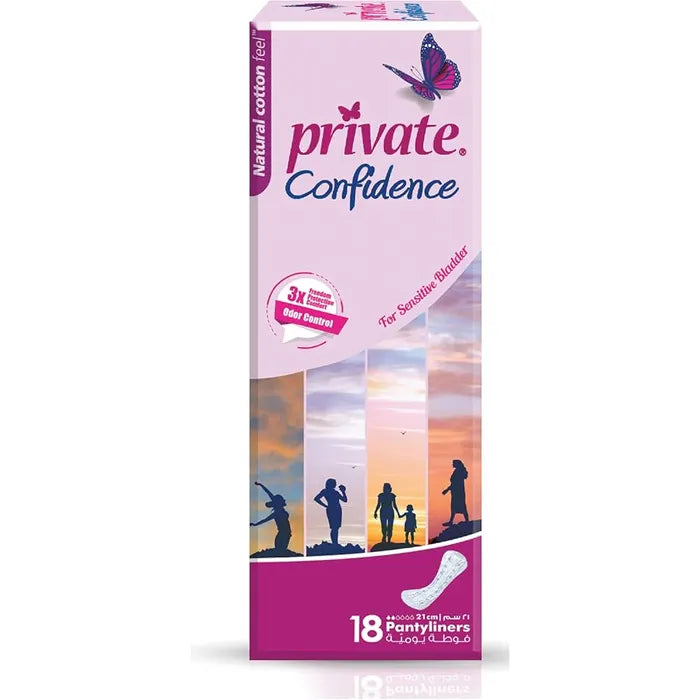Private Confidence Pantyliners 21cm 18 Pads