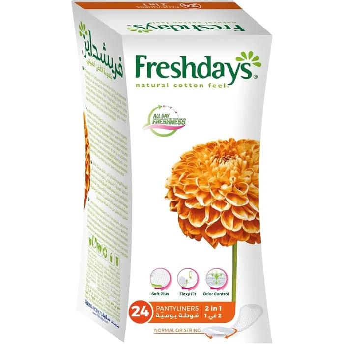 Private Freshdays 2IN1 Pantyliners 24Pcs
