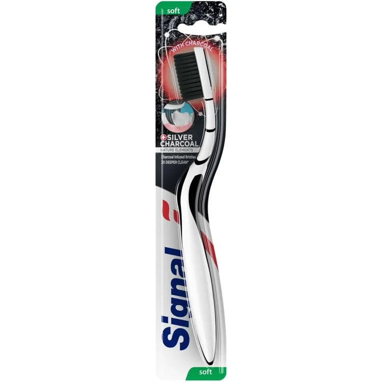 Signal Toothbrush Silver Charcoal (S) 572