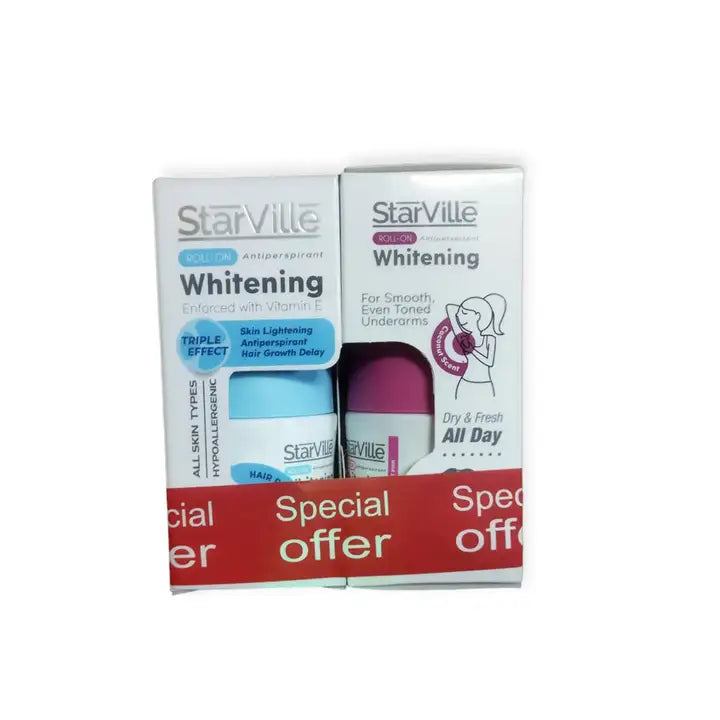 Starville Hair Reducer & Light Pink Roll On off
