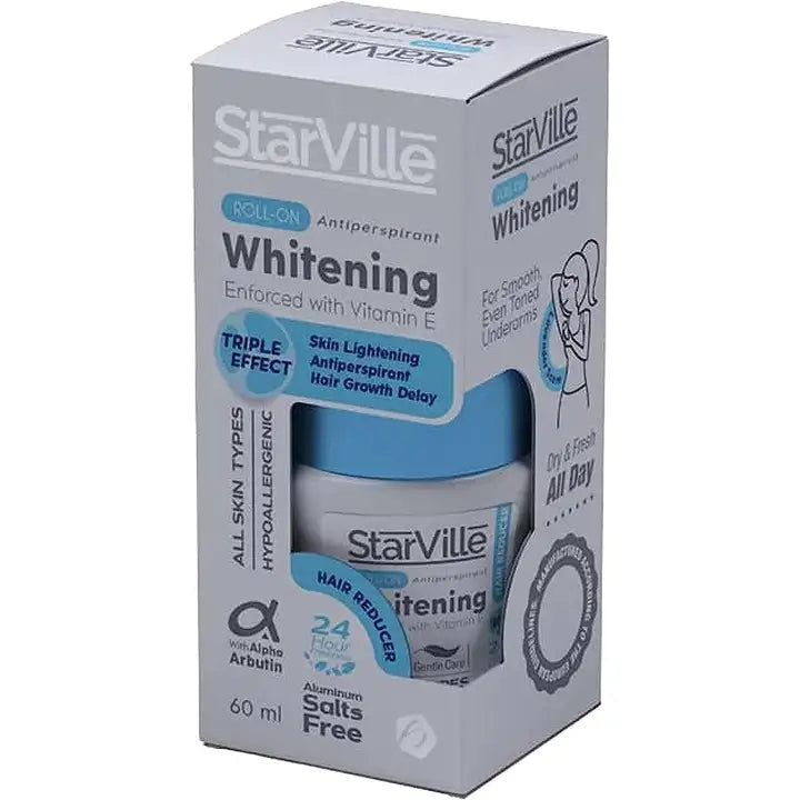 Starville Roll On 60ml White Hair Reducer off