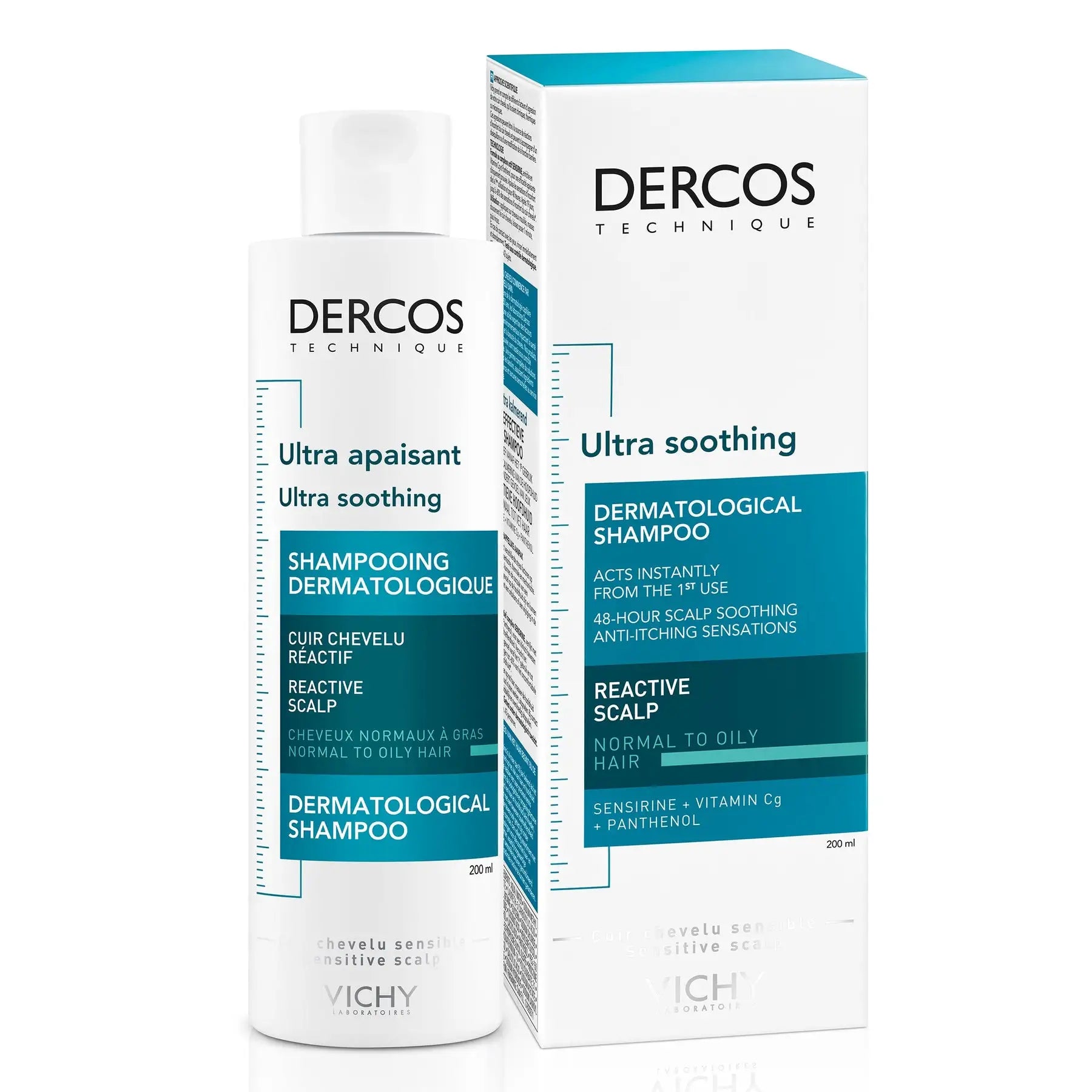 Vichy Dercos Ultrasoothing Oily Hair Shampoo 200ml