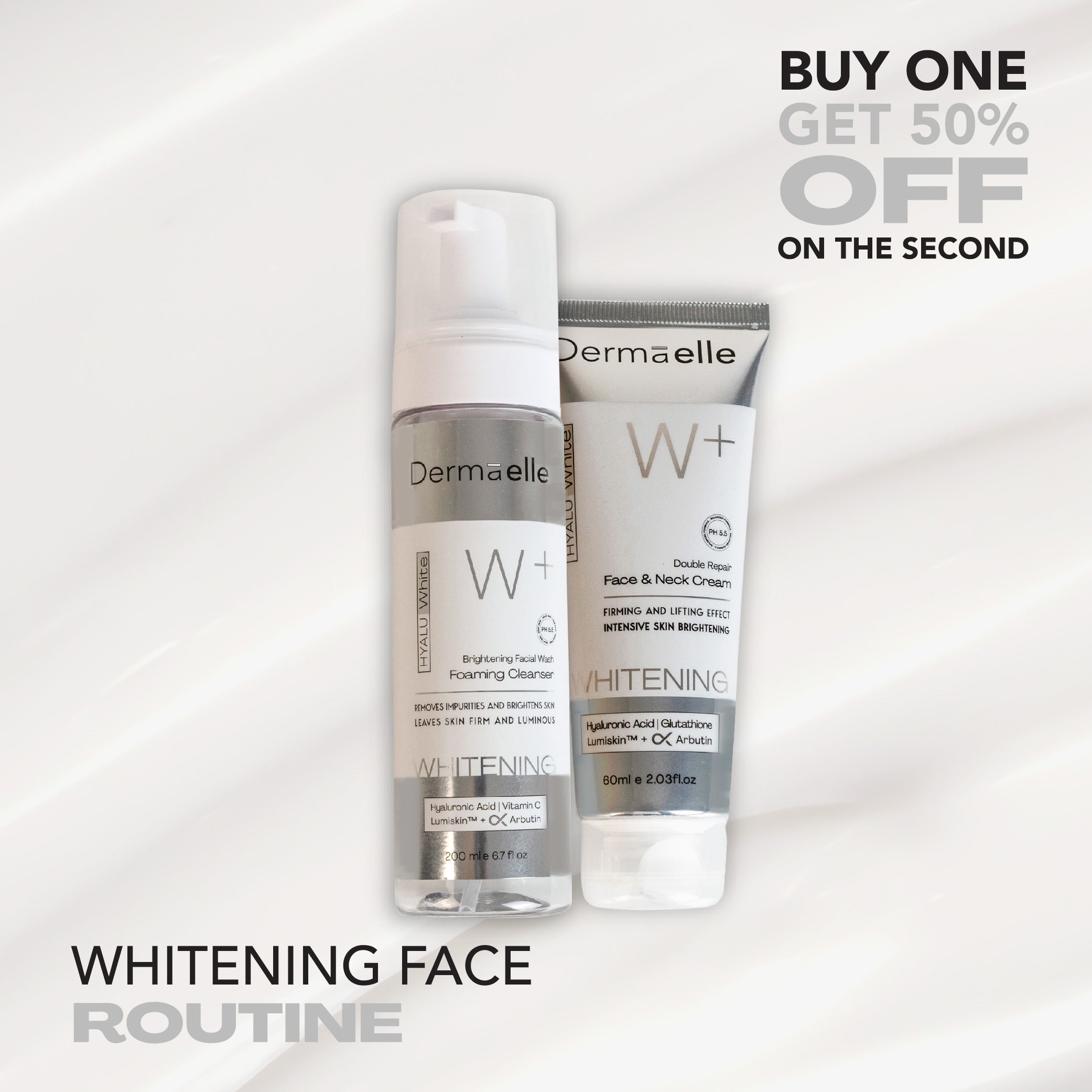 Dermaelle Whitening Face Routine